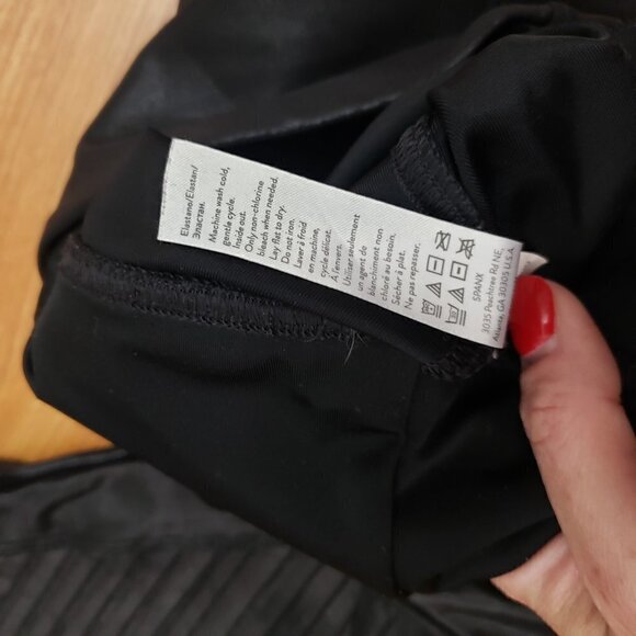 SPANX | Faux Leather Moto Leggings High Rise Quilted - Picture 7 of 13